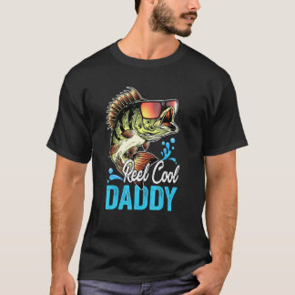 T-shirt Mens Reel Cool Daddy Fisherman Daddy Fathers Day F