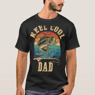 T-shirt Mens Reel Cool Papa Pêcheur Fête des pères Pêche