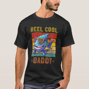 T-shirt Mens Reel Cool papa pêcheur Funny père papa