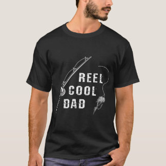 T-shirt Mens Reel Cool Papa Poisson Lover Truite Pêche Dee