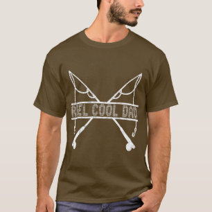 T-shirt Mens Reel Cool PapaFunny Pêche Papa 820
