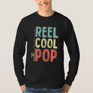 T-shirt Mens Reel Cool Pop Fishing Grandpa Poissons Pères 