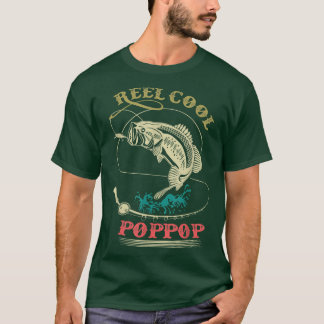 T-shirt Mens Reel Cool Pop Pop Pêche s Amusant Pêcheur Fa
