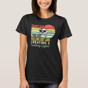 T-shirt Mens Remercie Papa De Ne Pas S'Être Lancé Et De N'