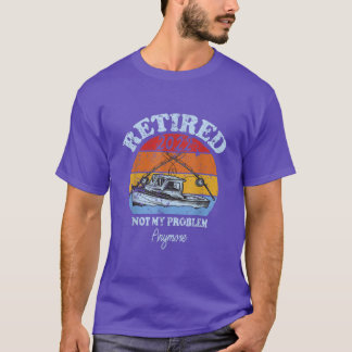 T-shirt Mens Retraité 2022 Pas mon problème Plus drôle Ret