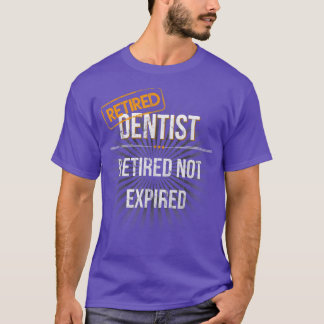 T-shirt Mens Retraité Dentiste Retraite Cadeau de Noël pou