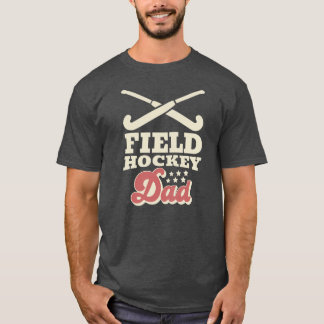 T-shirt Mens Retro Field Hockey Dad 