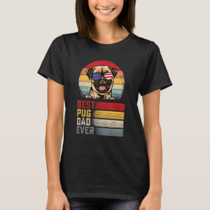 T-shirt Mens Retro Meilleur Carlin Papa Jamais Fête des pè