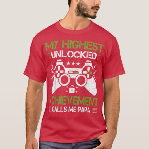 T-shirt Mens Retro Style Vidéo Jeu Lover Gamer Papa Fathe