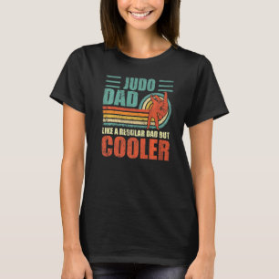 T-shirt Mens Retro Style Vintage Judo Papa Fête des pères