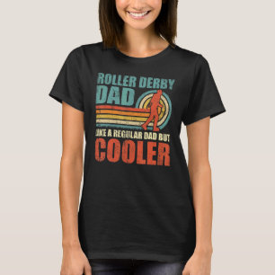 T-shirt Mens Retro Style Vintage Roller Derby Papa Père