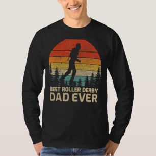 T-shirt Mens Retro Vintage Best Roller Derby Papa Jamais F