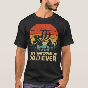 T-shirt Mens Retro Vintage Meilleure Watermelon Papa toujo