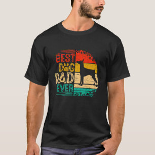 T-shirt Mens Retro Vintage Sunset Best Doberman Chien Papa