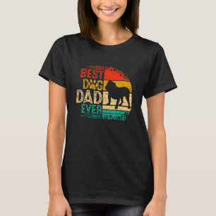 T-shirt Mens Retro Vintage Sunset Meilleur Chien à Chien à