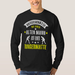 T-shirt Mens Ringer Ring Motif Bague Mat Idée 1