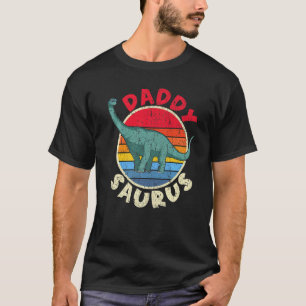 T-shirt Mens Saurus Daddy I Brachiosaurus Diplodocus I Fam