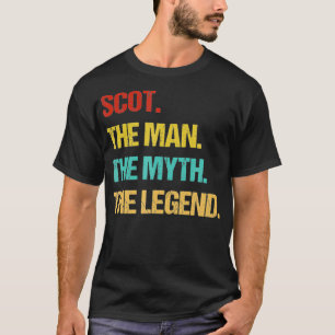 T-shirt Mens Scot L'homme le mythe La légende