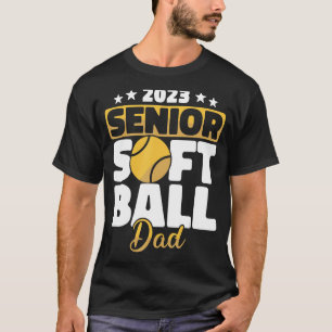 T-shirt Mens Senior Softball Papa Softball Players Softbal