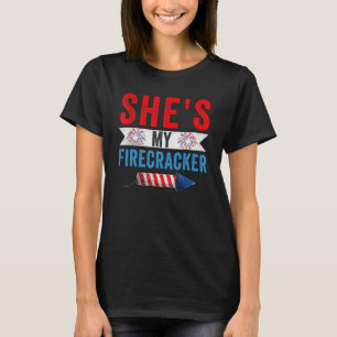 T-shirt Mens She's My Firecracker His And Hers 4 July Ma