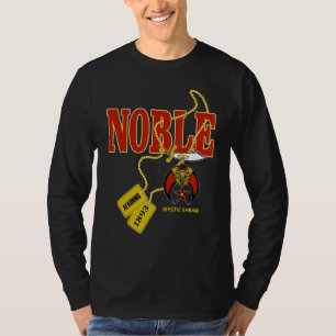 T-shirt Mens Shriner Noble AEAONMS 1893 Chien Tag Masons T