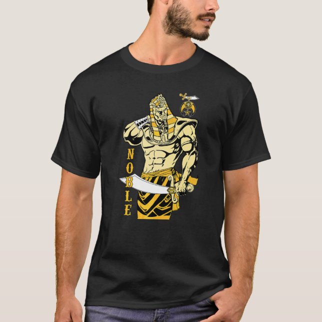 T-shirt Mens Shriner Noble Pharaoh Mason Ph Shriner Aeaonm (Devant)