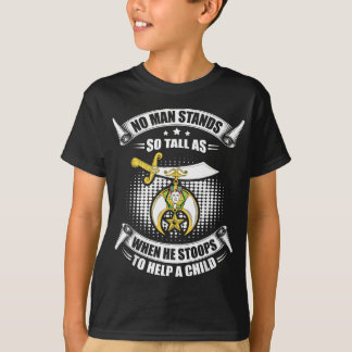 T-shirt Mens Shriner Noble Stand Tall pour aider Enfant Sh