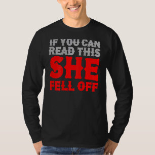 T-shirt Mens Si Vous Pouvez Lire Cela Elle Est Tombée Mote
