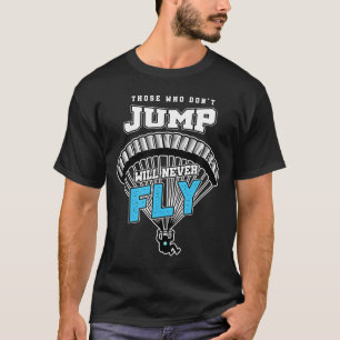 T-shirt Mens Skydiving Parachutant Skydive