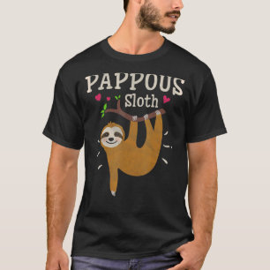T-shirt Mens Sloth Graphic Humour Zoo Animal Pappous