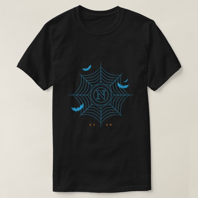 T-shirt Mens SSC Napoli Halloween  (Design devant)