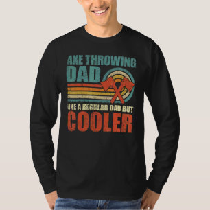 T-shirt Mens style rétro Vintage Ax Jetant papa Père
