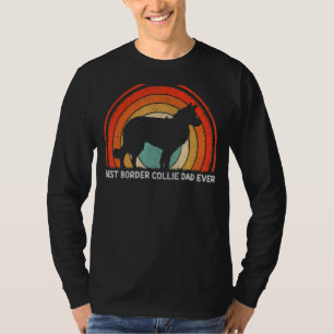 T-shirt Mens Style Rétro Vintage Meilleur Bordure Collie P