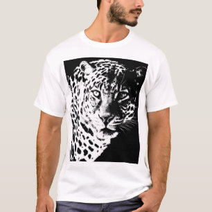 T-shirt Mens T Shirts Pop Art Modèle Animaux Leopard