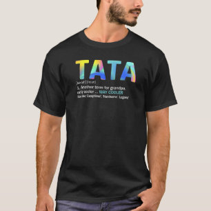 T-shirt Mens Tata Définition Comme Un Grand-Père Ordinaire