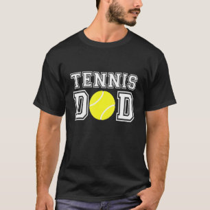 T-shirt Mens Tennis Papa Tennis Pour Père Papa Tennis
