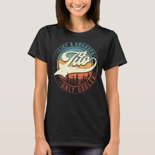 T-shirt Mens Tito Comme Grand-Père Uniquement Glacière Vin
