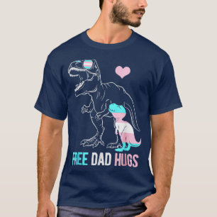 T-shirt Mens Trans Free Papa Enferme Dinosaur Re Daddy Tra