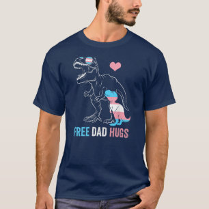 T-shirt Mens Trans papa gratuit serres Dinosaur Rex Daddy