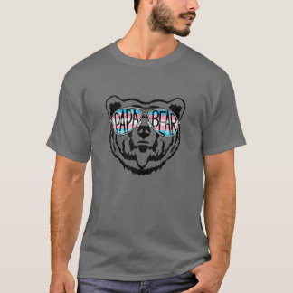 T-shirt Mens Trans Papa ours Fier Papa Ally Transgenre Ra