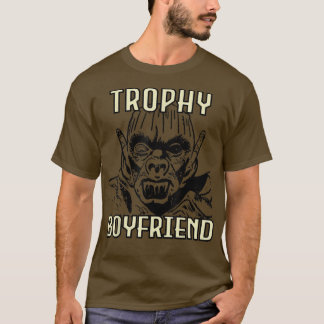 T-shirt Mens Trophée Boyfriend Zombie Monster BF
