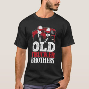 T-shirt Mens Truck Driver Brother Trucking Big Rig Old M