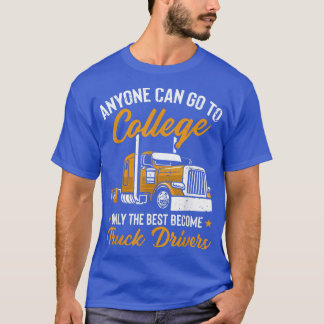 T-shirt Mens Truck Lover Le Meilleur Devenir Conducteurs D