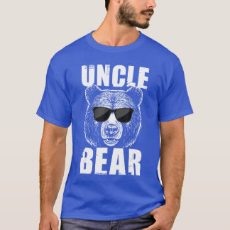 T-shirt Mens Uncle Bear with Sunglasses Family Matching Gr