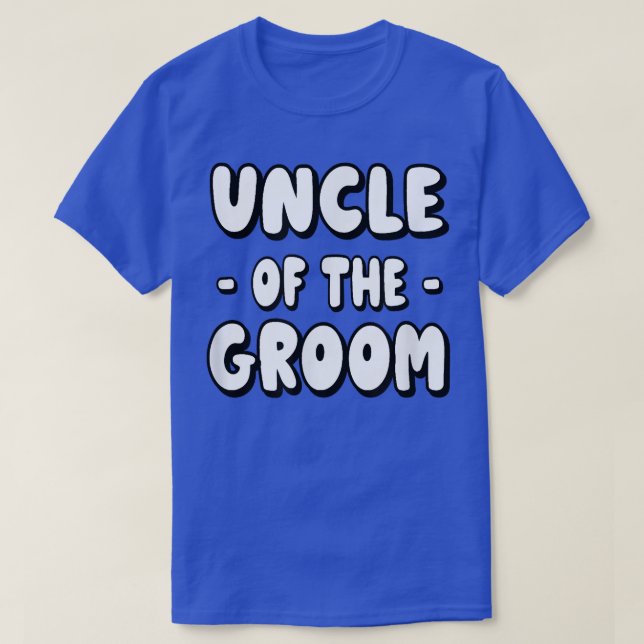 T-shirt Mens Uncle Of The GroomBachelor Party Group 1795  (Design devant)