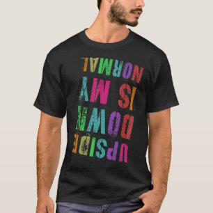 T-shirt Mens Upside Down Est Ma Gymnastique D'Équipe De Gy