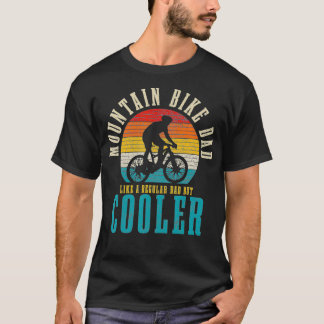 T-shirt Mens Vélo de montagne Papa Drôle Vintage VTT en de