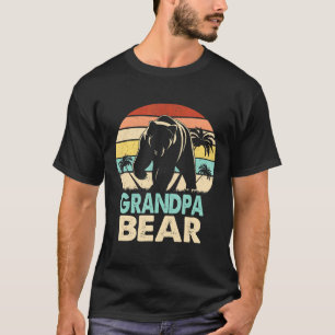 T-shirt Mens  Vintage Grandpa Bear Family Matching For Men