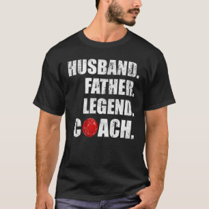 T-shirt Mens Vintage Mari Père Légende Bocce Entraîneur Gr