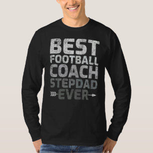 T-shirt Mens Vintage Meilleur Entraîneur De Football Stepd